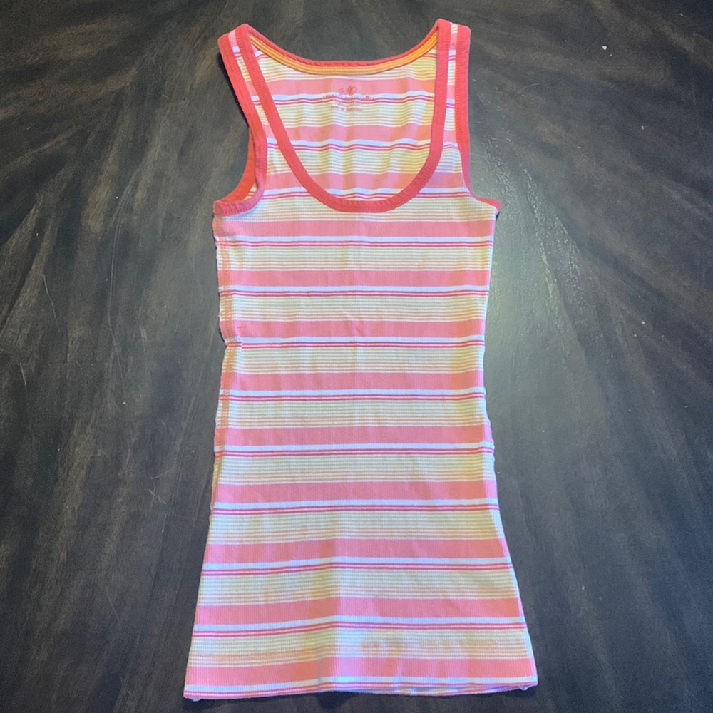 SO‎ Tank Top Girls Small Pink Striped